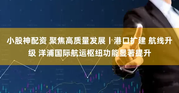 小股神配资 聚焦高质量发展丨港口扩建 航线升级 洋浦国际航运枢纽功能显著提升