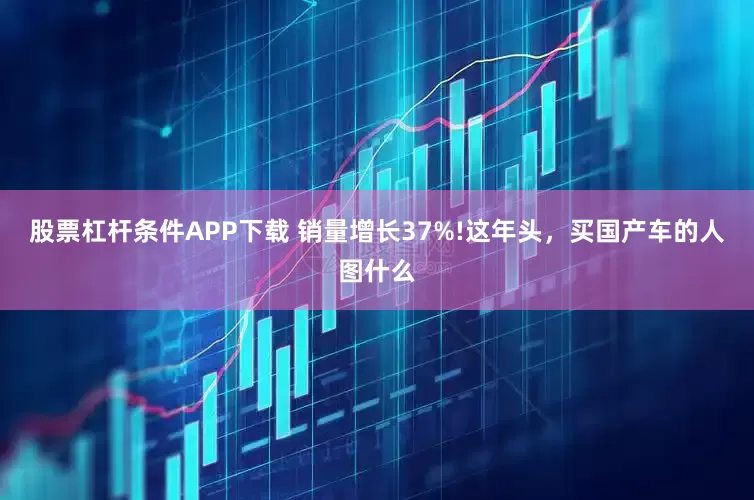 股票杠杆条件APP下载 销量增长37%!这年头，买国产车的人图什么